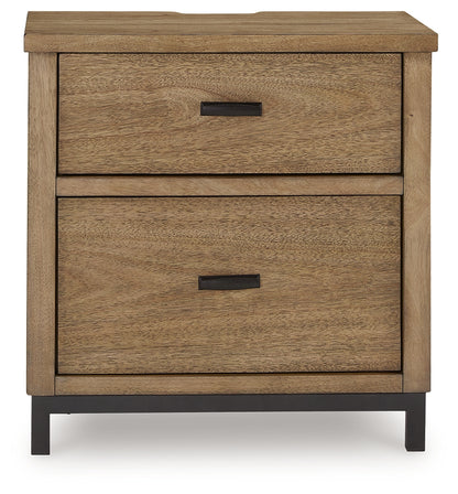 Tomtyn Light Brown Nightstand - B622-92