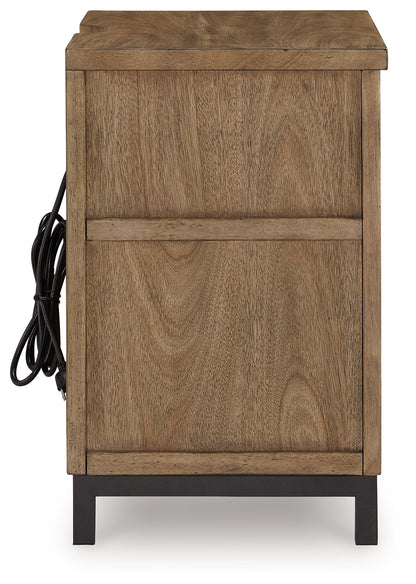 Tomtyn Light Brown Nightstand - B622-92