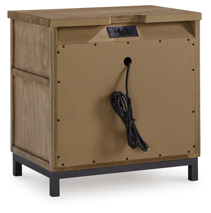 Tomtyn Light Brown Nightstand - B622-92