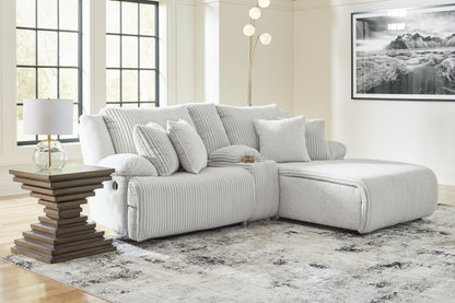 Top Tier Alloy 3-Piece Reclining Sectional Sofa with Chaise - 92706S4