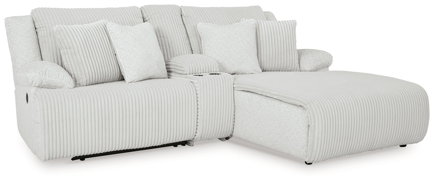Top Tier Alloy 3-Piece Reclining Sectional Sofa with Chaise - 92706S4