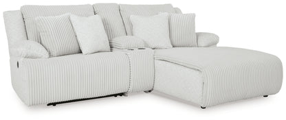 Top Tier Alloy 3-Piece Reclining Sectional Sofa with Chaise - 92706S4