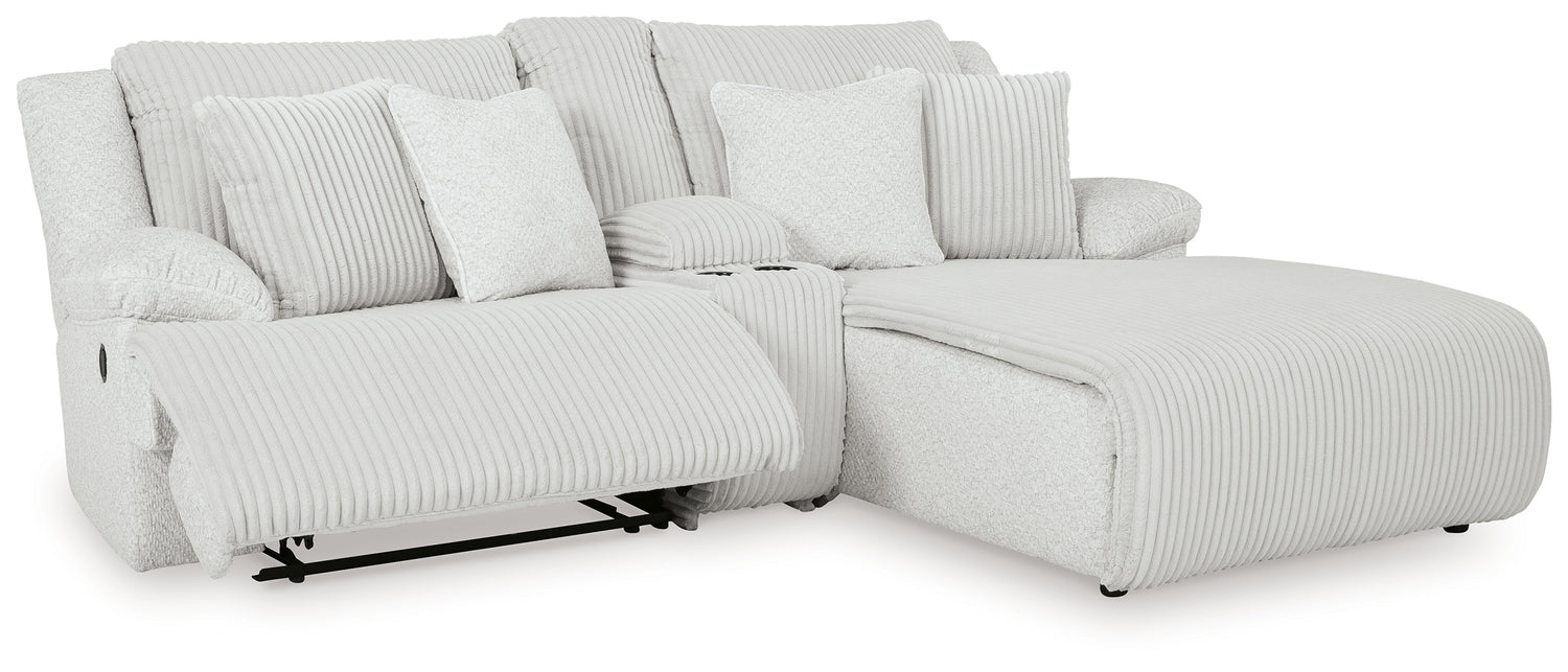 Top Tier Alloy 3-Piece Reclining Sectional Sofa with Chaise - 92706S4
