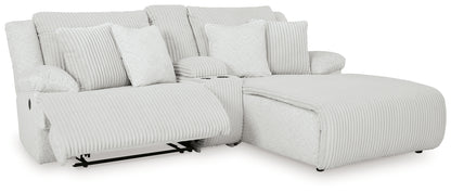 Top Tier Alloy 3-Piece Reclining Sectional Sofa with Chaise - 92706S4