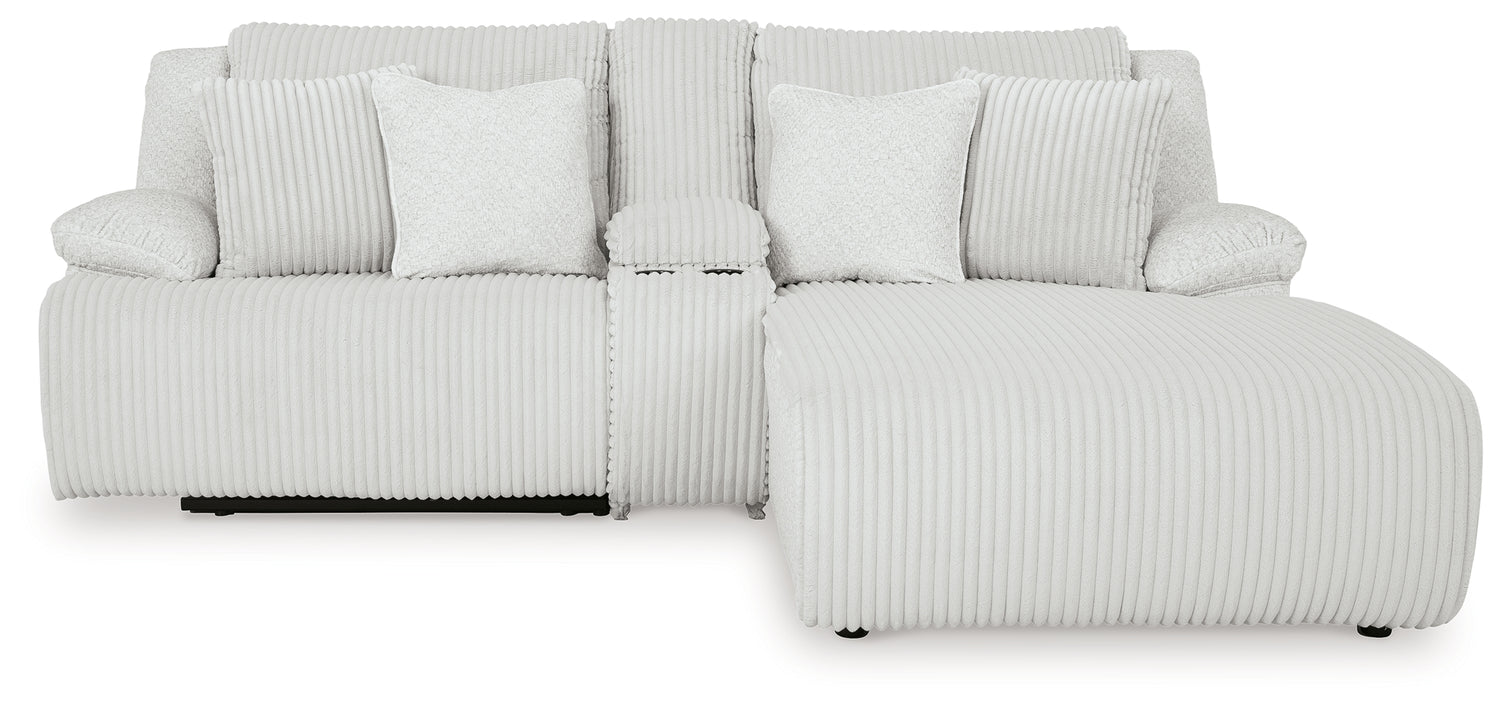 Top Tier Alloy 3-Piece Reclining Sectional Sofa with Chaise - 92706S4