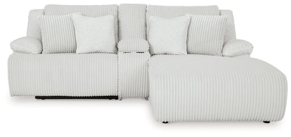 Top Tier Alloy 3-Piece Reclining Sectional Sofa with Chaise - 92706S4