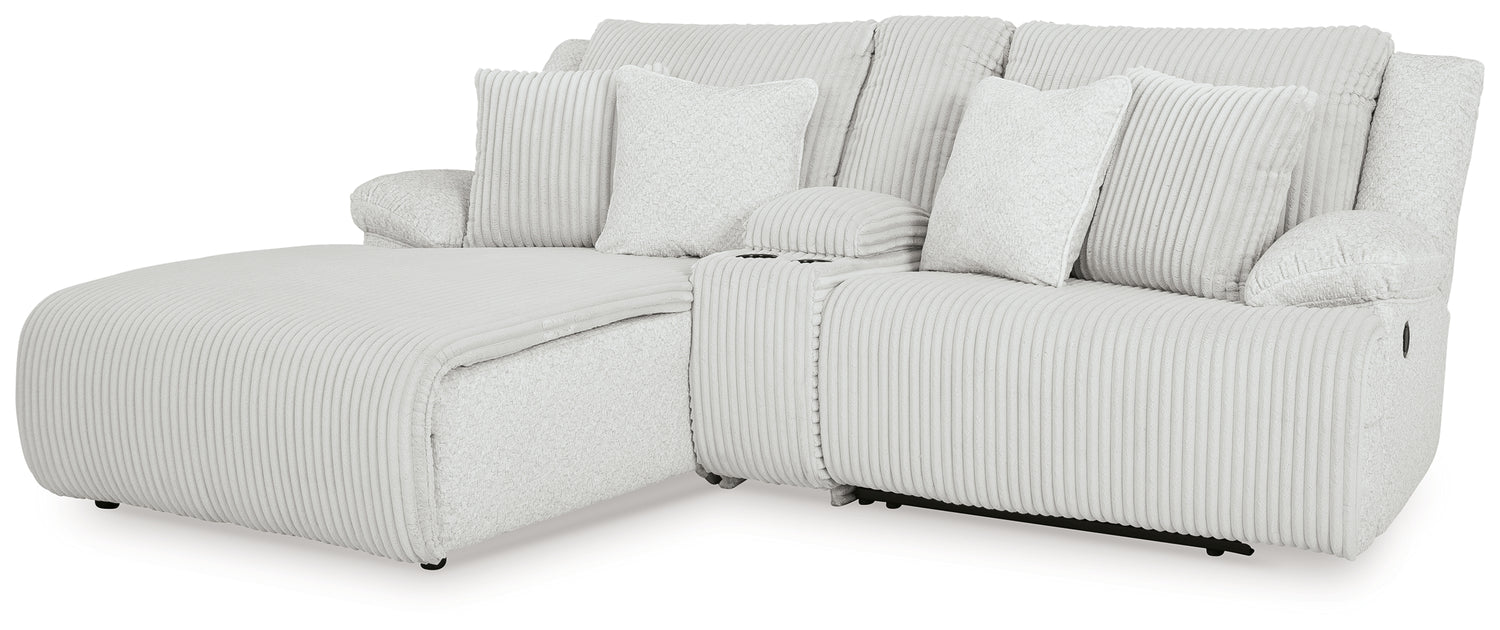 Top Tier Alloy 3-Piece Reclining Sectional Sofa with Chaise - 92706S5