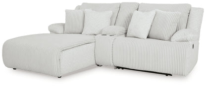 Top Tier Alloy 3-Piece Reclining Sectional Sofa with Chaise - 92706S5