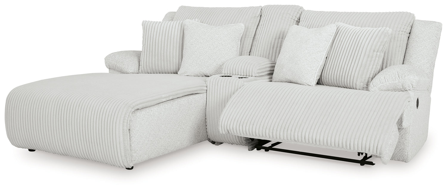 Top Tier Alloy 3-Piece Reclining Sectional Sofa with Chaise - 92706S5