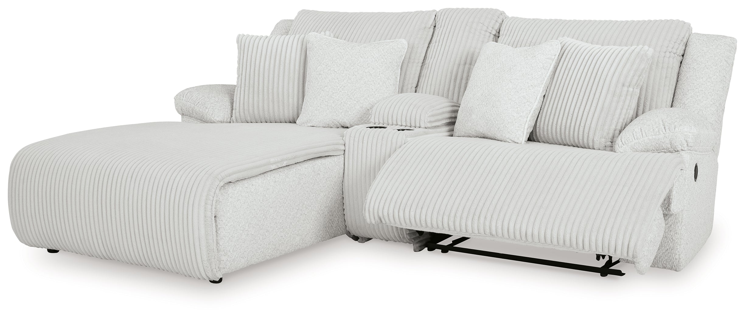 Top Tier Alloy 3-Piece Reclining Sectional Sofa with Chaise - 92706S5