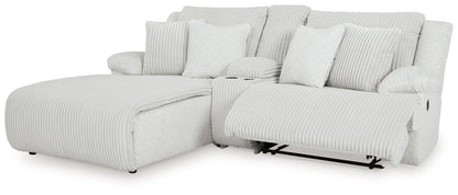 Top Tier Alloy 3-Piece Reclining Sectional Sofa with Chaise - 92706S5