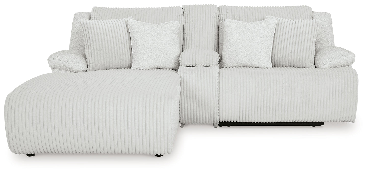 Top Tier Alloy 3-Piece Reclining Sectional Sofa with Chaise - 92706S5