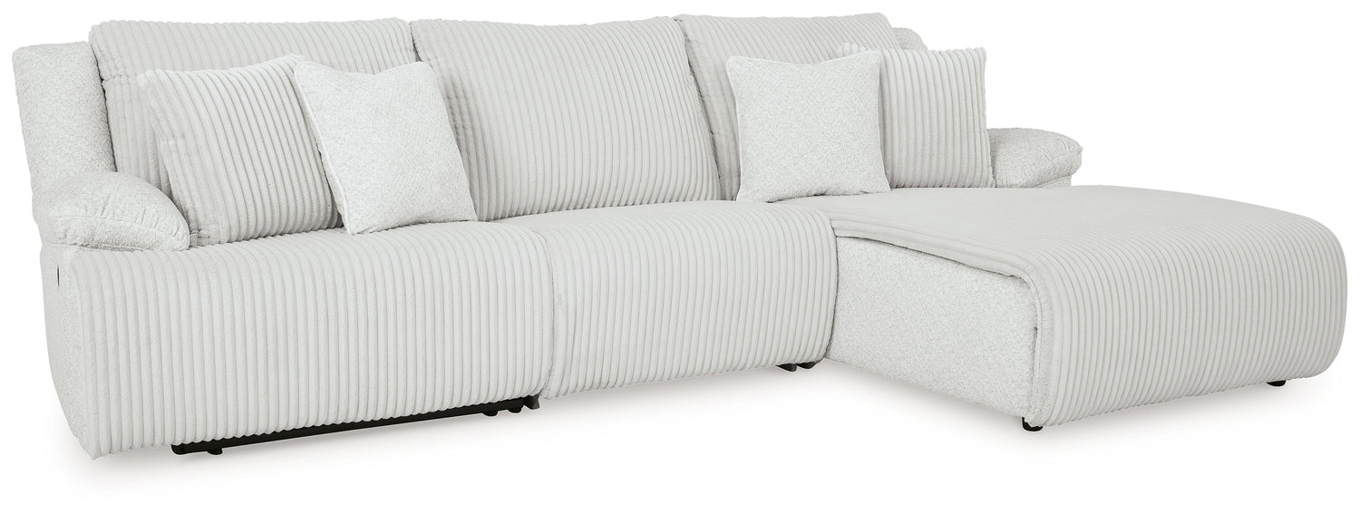 Top Tier Alloy 3-Piece Sectional Sofa Chaise - 92706S6