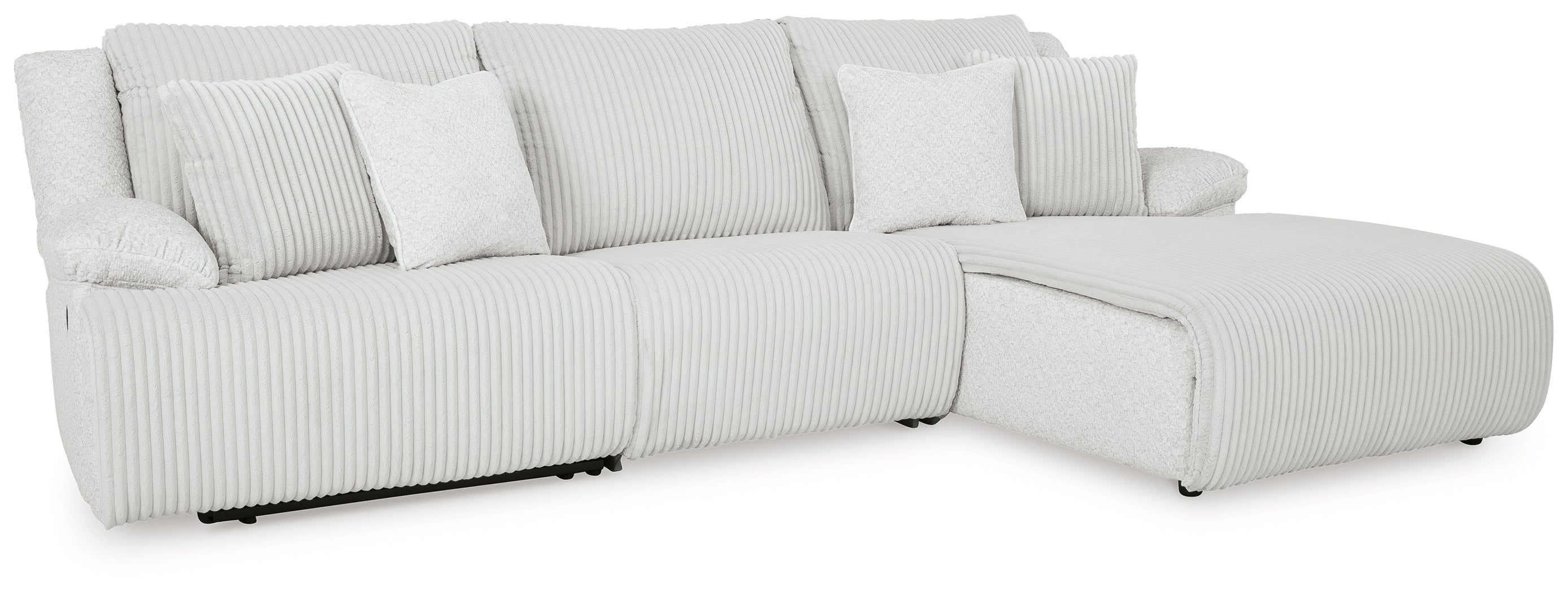 Top Tier Alloy 3-Piece Sectional Sofa Chaise - 92706S6
