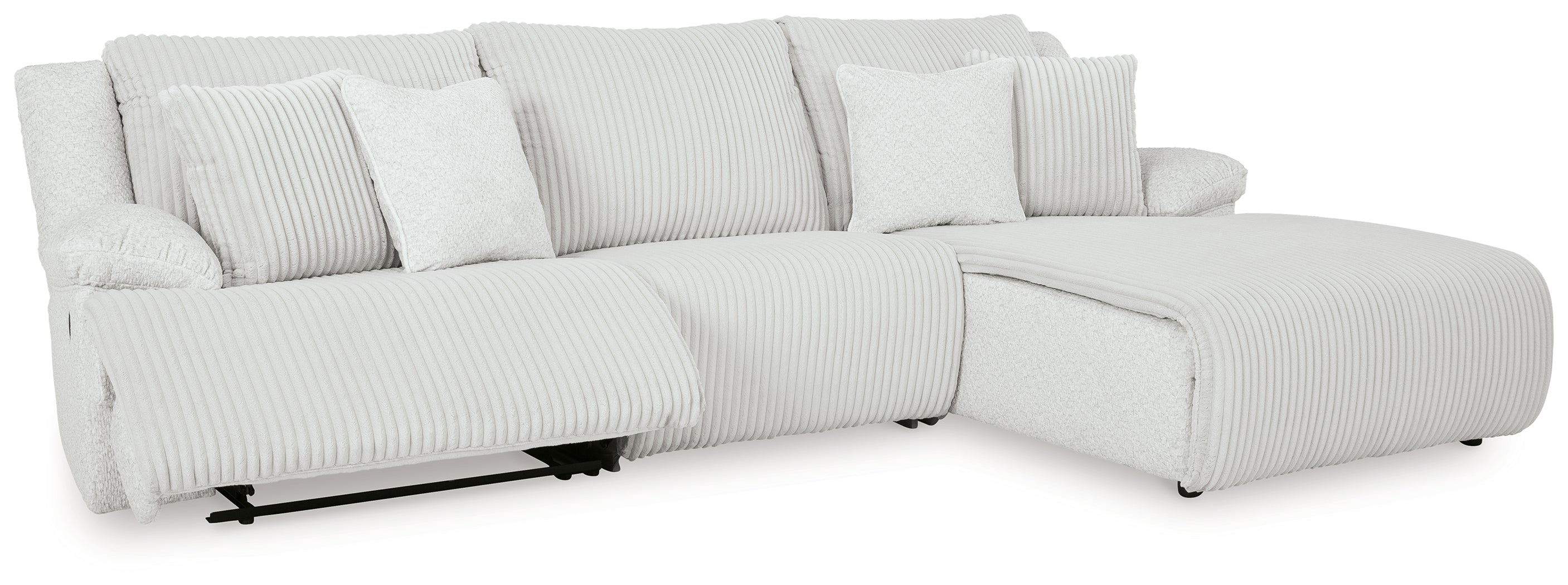 Top Tier Alloy 3-Piece Sectional Sofa Chaise - 92706S6