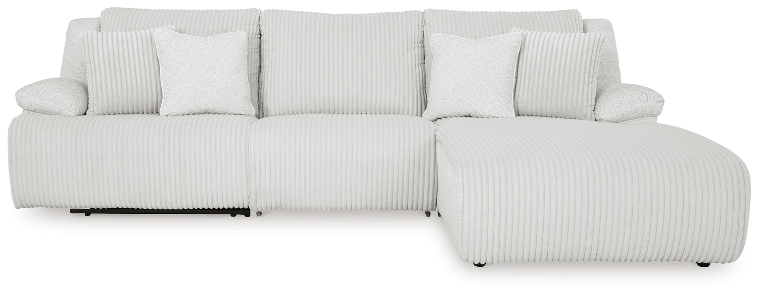 Top Tier Alloy 3-Piece Sectional Sofa Chaise - 92706S6