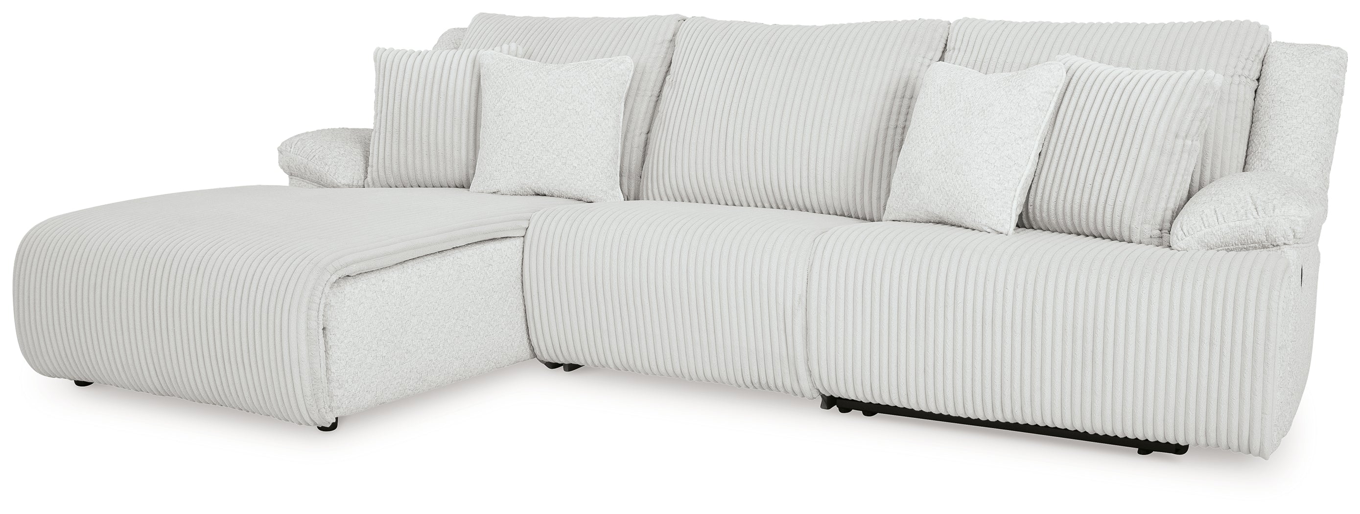 Top Tier Alloy 3-Piece Sectional Sofa Chaise - 92706S7