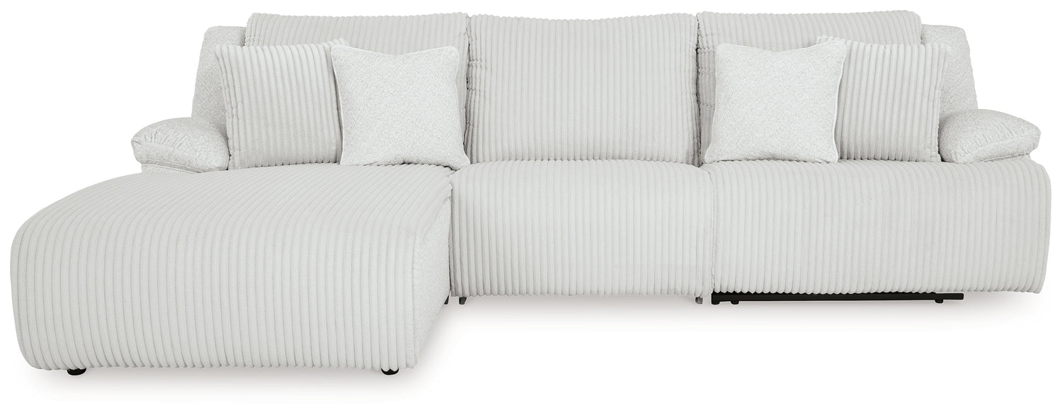 Top Tier Alloy 3-Piece Sectional Sofa Chaise - 92706S7