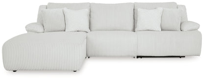 Top Tier Alloy 3-Piece Sectional Sofa Chaise - 92706S7