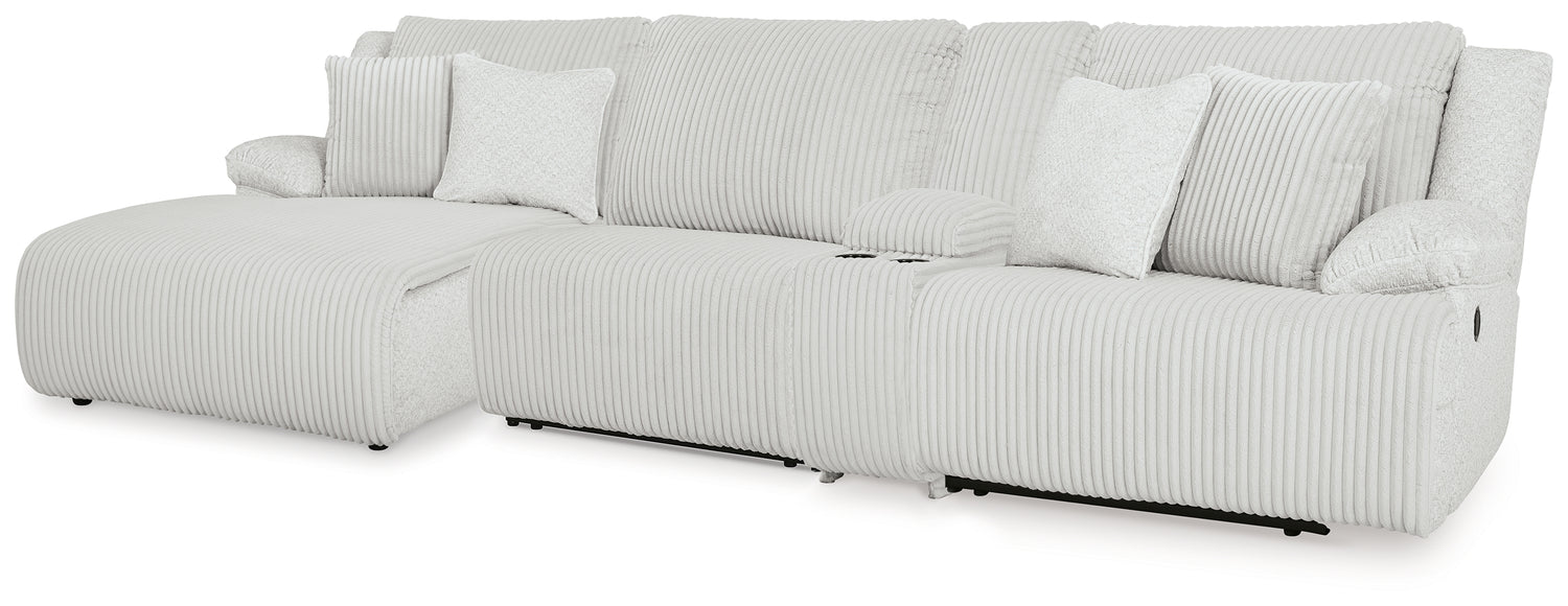 Top Tier Alloy 4-Piece Reclining Sectional with Chaise - 92706S12