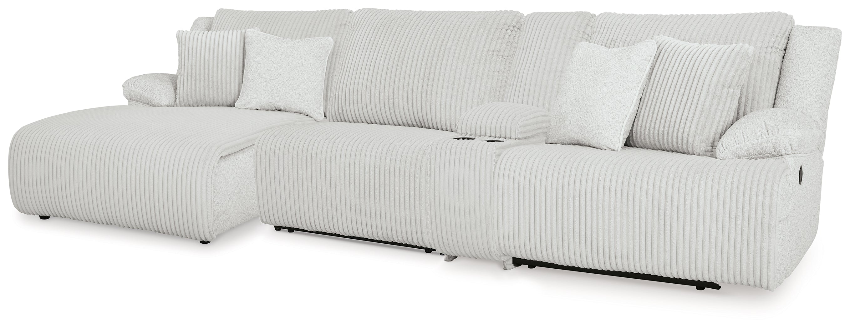 Top Tier Alloy 4-Piece Reclining Sectional with Chaise - 92706S12