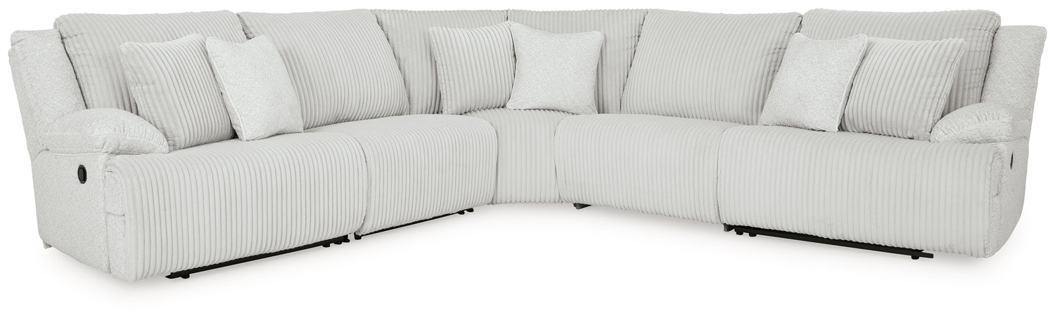 Top Tier Alloy 5-Piece Reclining Sectional - 92706S3