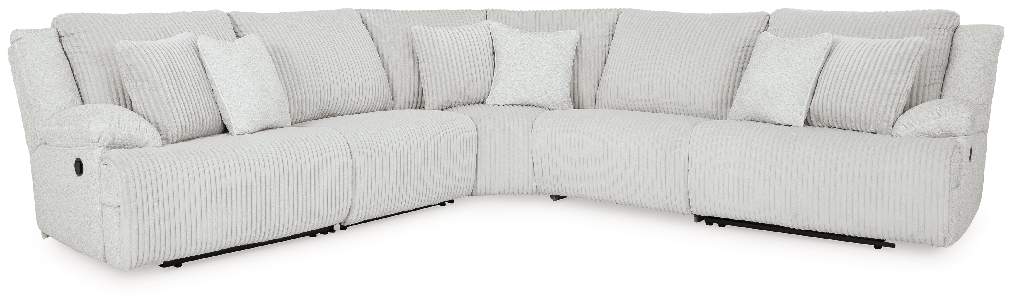 Top Tier Alloy 5-Piece Reclining Sectional - 92706S3