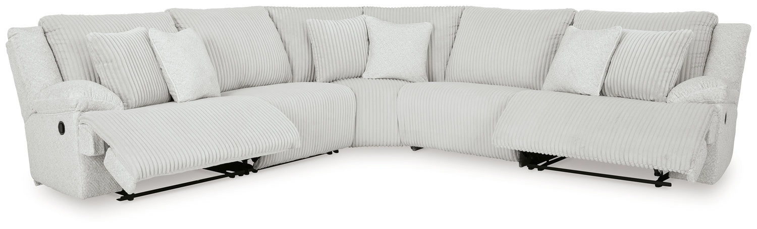 Top Tier Alloy 5-Piece Reclining Sectional - 92706S3