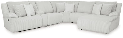 Top Tier Alloy 6-Piece Reclining Sectional with Chaise - 92706S1