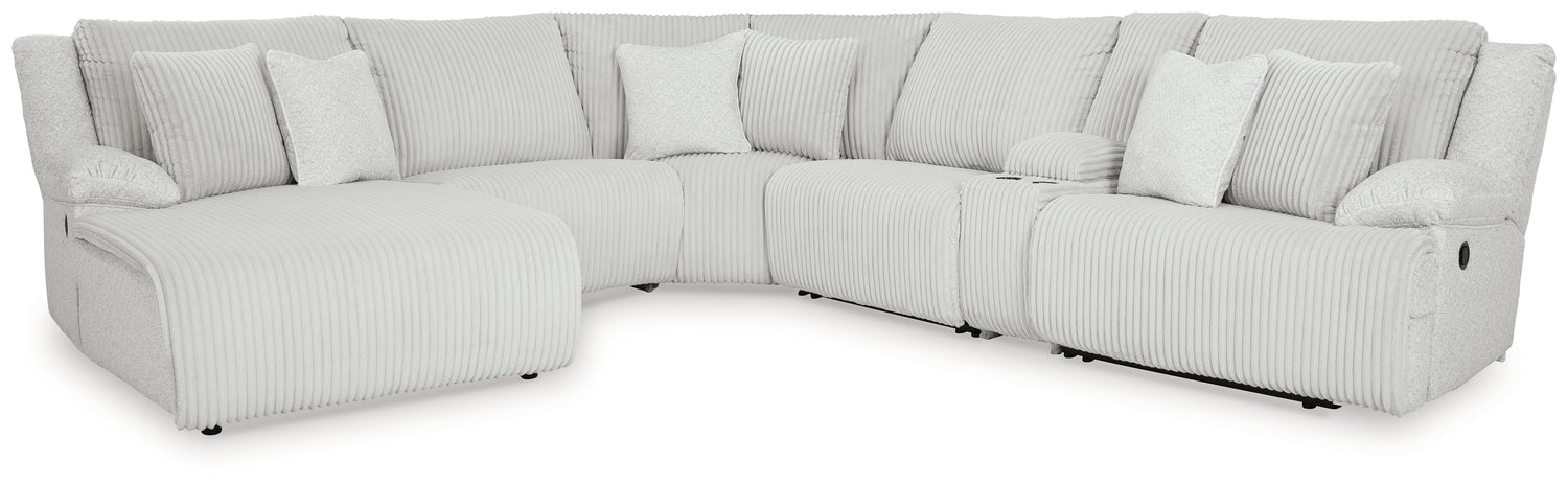 Top Tier Alloy 6-Piece Reclining Sectional with Chaise - 92706S2