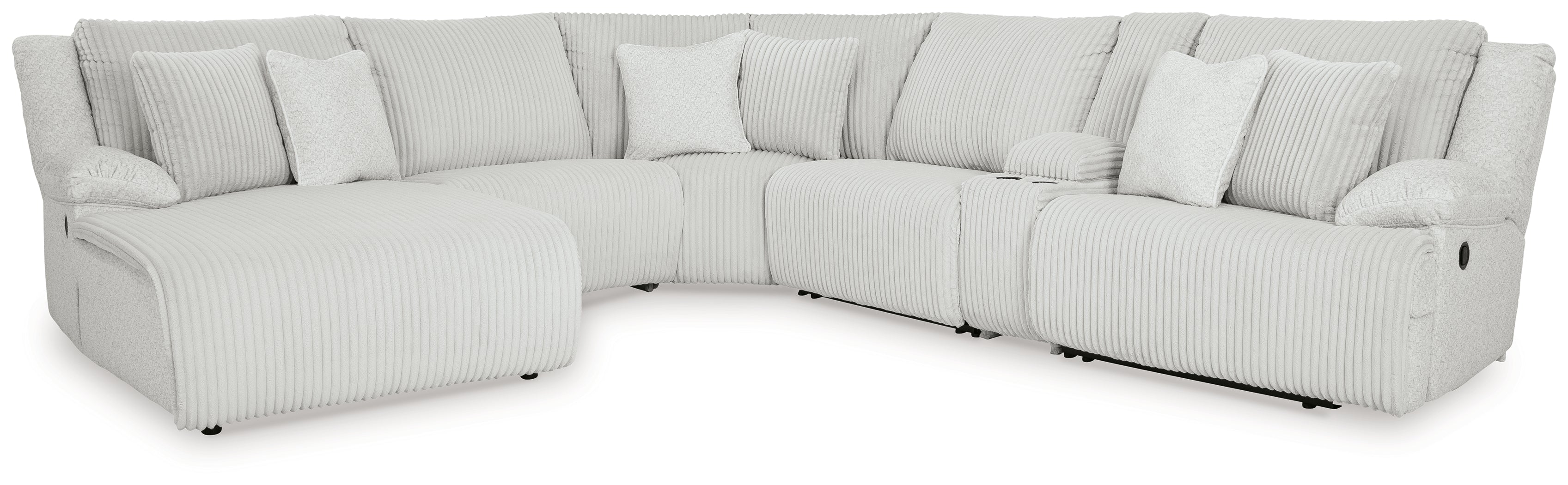 Top Tier Alloy 6-Piece Reclining Sectional with Chaise - 92706S2