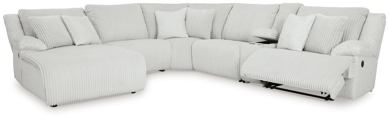 Top Tier Alloy 6-Piece Reclining Sectional with Chaise - 92706S2