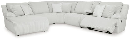 Top Tier Alloy 6-Piece Reclining Sectional with Chaise - 92706S2