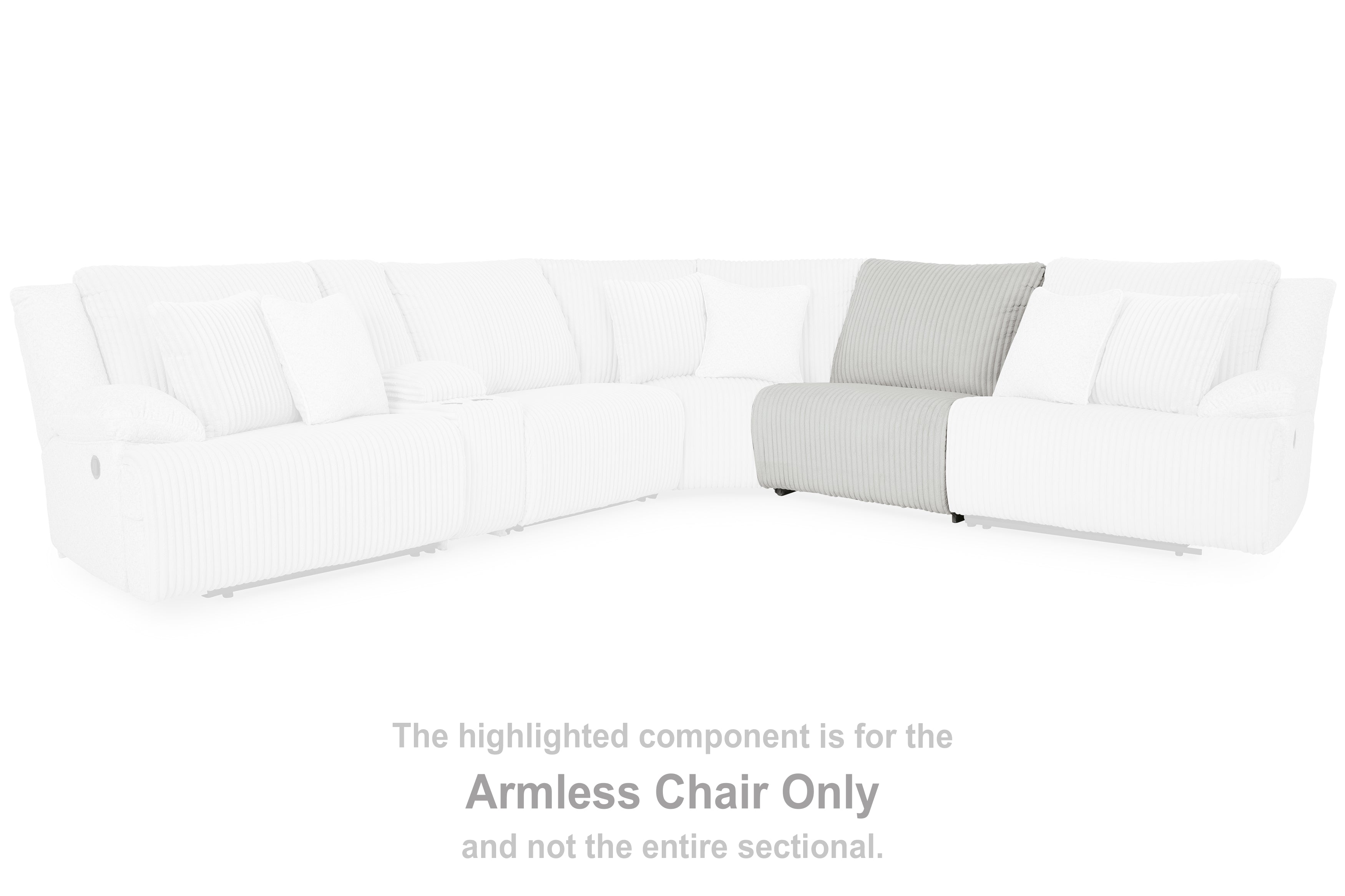Top Tier Alloy Armless Chair - 9270646