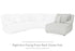 Top Tier Alloy Right-Arm Facing Press Back Chaise - 9270607