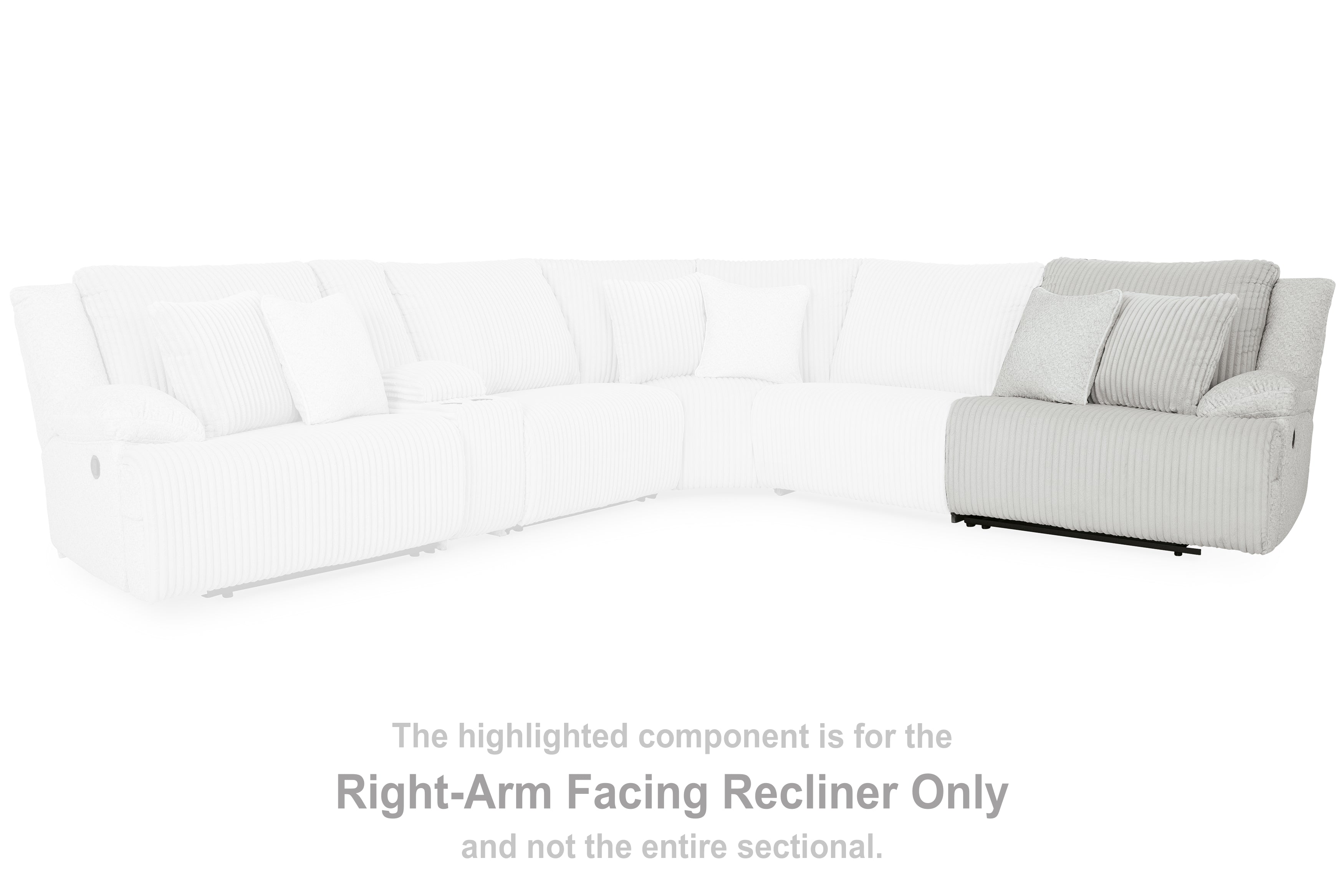 Top Tier Alloy Right-Arm Facing Recliner - 9270641