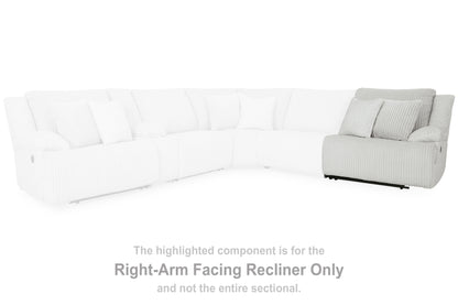 Top Tier Alloy Right-Arm Facing Recliner - 9270641
