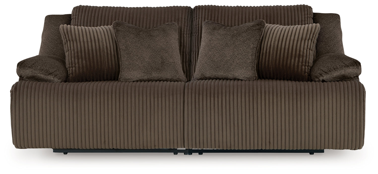 Top Tier Chocolate 2-Piece Sectional Loveseat - 92705S9