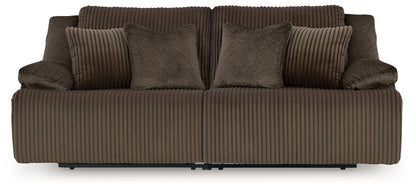 Top Tier Chocolate 2-Piece Sectional Loveseat - 92705S9