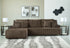 Top Tier Chocolate 3-Piece Sectional Sofa Chaise - 92705S7