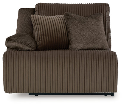 Top Tier Chocolate 3-Piece Sofa Chaise Sectional - 92705S10