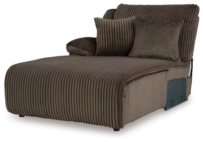 Top Tier Chocolate 3-Piece Sofa Chaise Sectional - 92705S11