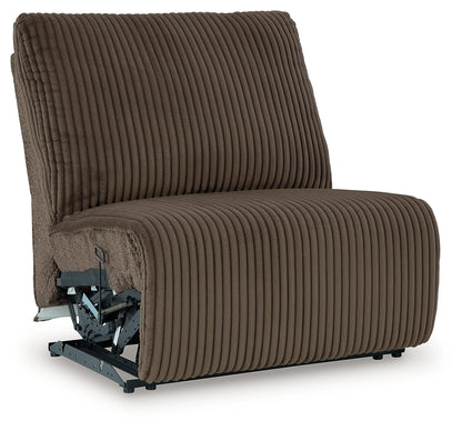 Top Tier Chocolate Armless Recliner - 9270519