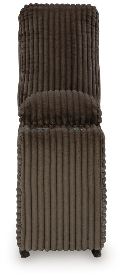 Top Tier Chocolate Console with Storage - 9270557