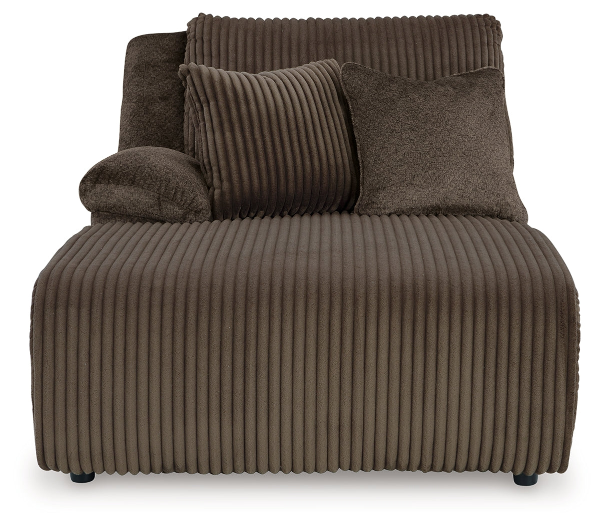 Top Tier Chocolate Left-Arm Facing Press Back Chaise - 9270505