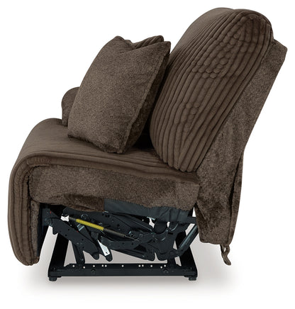Top Tier Chocolate Left-Arm Facing Recliner - 9270540
