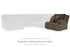 Top Tier Chocolate Right-Arm Facing Recliner - 9270541