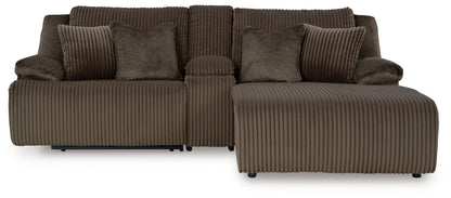 Top Tier Sofa and Recliner in Chocolate from Ashley - Luna Furniture