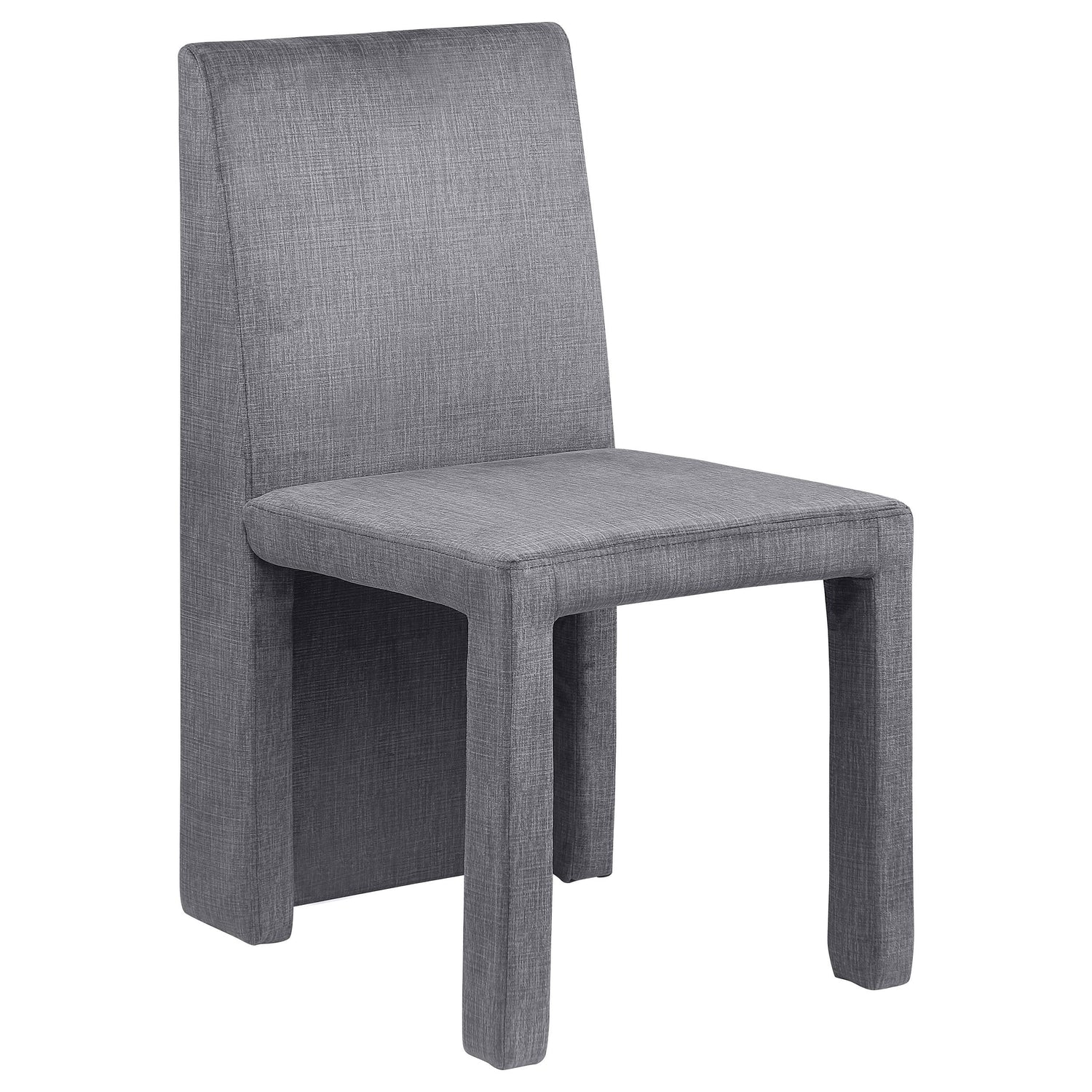 Tordera Velvet Upholstered Side Chair Grey (Set of 2) - 108512