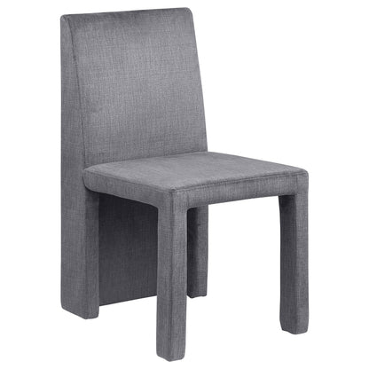 Tordera Velvet Upholstered Side Chair Grey (Set of 2) - 108512